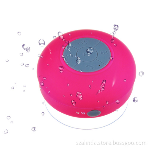 Waterproof sucker wireless bluetooth speaker